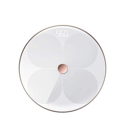 GeRRiT Intelligent Weight Scale-Digital Bathroom Scale High Precision Body Digital Weight Scale, Smart Body Fat Scale Bathroom Body Composition Monitor Scale (Color : White)