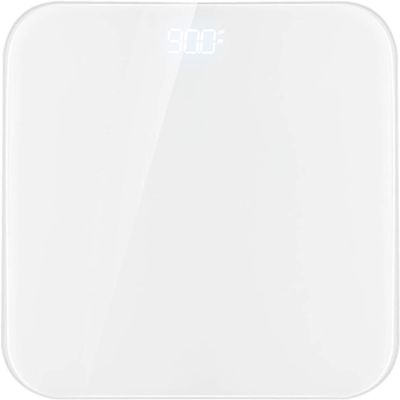 GeRRiT Weight Scale, Digital Electronic Scale, Glass Easy Read LED Display, 330 Pounds