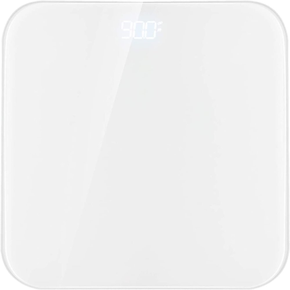 GeRRiT Weight Scale, Digital Electronic Scale, Glass Easy Read LED Display, 330 Pounds