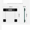 GeRRiT Body Weight Scale for People, Battery-Powered Bathroom Scale, Portable in Digital Scales with High Accuracy, 400 Pounds Max, with Step on Auto off view 2