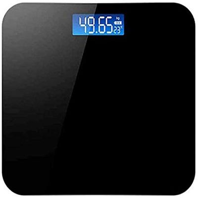 GeRRiT Body Fat Scale, Digital Electronic Smart Temperature and Humidity Measurement Weight Scale, Rechargeable USB