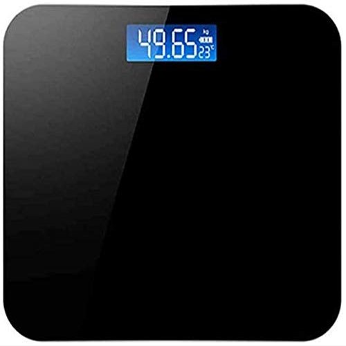 GeRRiT Body Fat Scale, Digital Electronic Smart Temperature and Humidity Measurement Weight Scale, Rechargeable USB