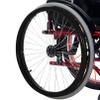 JAVPTAV 24inch Silicone Wheelchair Push Rim Covers 1 Pair Wheelchair Wheel Replacement Parts Non-Slip Wear-Resistant Hand Push Cover Wheelchair Rear Wheel Cover (Color : Black, Size : 24in) view 1