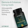 Ambrosial Ashwagandha Capsules 500mg per Capsule | High Strength Ashwagandha Root Powder| Herbal Supplement with Immunity Support | Non-GMO & Gluten Free (Pack of 1-120 Capsules) view 2