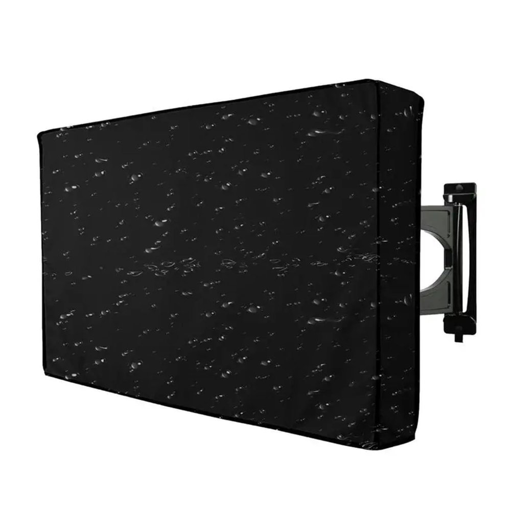 ZPFDSG Tv Cover TV Cover Waterproof Multi-Size Waterproof And Weatherproof For Outside Flat Screen TV Heavy Duty 4 Season Weatherproof TV Screen (Size : 2224 inches)