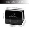 Tabanzhe Portable Shaver Disposal Case,Reusable Shaving Safe Storage Container Box Black,Portable Storage Bank for Safety Razor Accessories Shaver Blades Storagement view 2