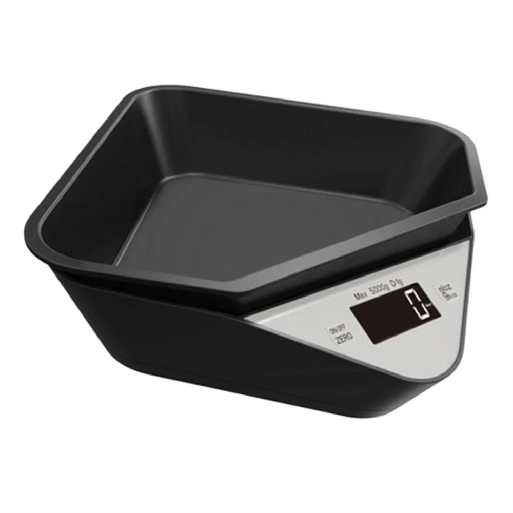 Digital Kitchen Scales 10KG/1g Pet Scale Cat Dog Food Scale With Basin Digital Kitchen Scale Waterproof Baby Infant Weight Scale Easy Clean Tray Scale Highly Accurate (Size : Black 5KG-1g (Style3))