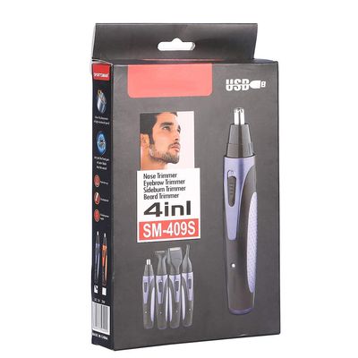 Automatic Rechargeable Nose Hair Trimmer, Professional Facial Shaving, Electric Facial Shaving Set for Ear, Nose, Beard, Eyebrows