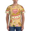 Delicious Sweet Ramen Men's T Shirt - Fashionable Graphic Tee, Lightweight and Breathable Casual Summer Shirt Comfortable T-Shirt Short Sleeve Tee Crew Neck Shirt view 1