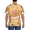 Delicious Sweet Ramen Men's T Shirt - Fashionable Graphic Tee, Lightweight and Breathable Casual Summer Shirt Comfortable T-Shirt Short Sleeve Tee Crew Neck Shirt view 3