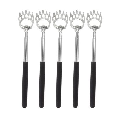 5Pcs Back Scratcher Telescopic Back Scratchers Stainless Steel Back Scratcher Telescopic Portable Extendable Back Scratcher for Head Body Arm