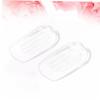 FOMIYES 3pcs Elastic Gel Heel Cups Half Insoles Gel Inserts Foot Care for High Heels Shoes view 2