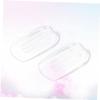 FOMIYES 3pcs Elastic Gel Heel Cups Half Insoles Gel Inserts Foot Care for High Heels Shoes view 3