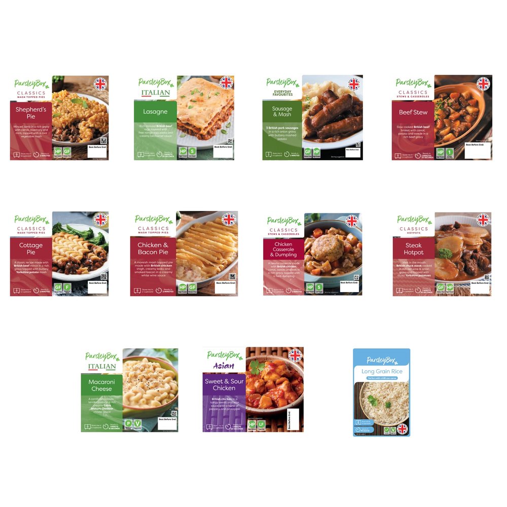 Customer's Favourites Microwave Meals - 10 Meal Deal - Convenient Ready Meal Selection Pack