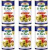 El Faro 6x 350g (150g drained) Spanish Green Olives Filled With Roasted Red Pepper Snack view 1