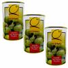 Bernal 3 x350g tins (3 x 150 Grams Drained ) Spanish Green Pitted Gordal Olives Picante Spicy view 1
