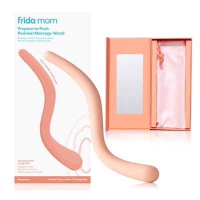 Frida Mom Prepare-to-Push Perineal Massage Wand, Labour and Delivery Essentials for Labour Prep, Easy to Use, Made from 100% Body Safe Soft Silicone
