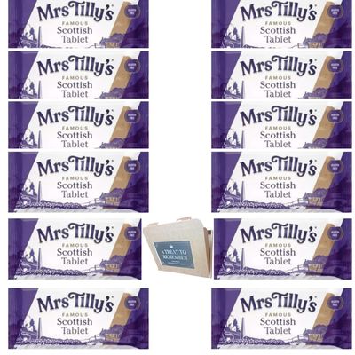 Mrs Tilly's SCOTTISH TABLET BAR 90g (Pack Of 12)