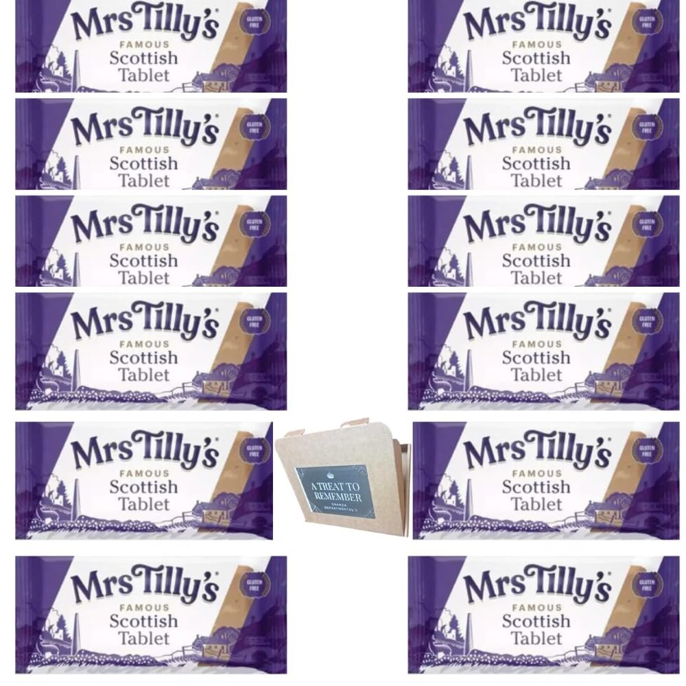Mrs Tilly's SCOTTISH TABLET BAR 90g (Pack Of 12)