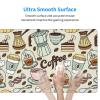 Coffee and Sweets Sugar Extra Large Rubber Keyboard Pad - 15.8x29.5in Ergonomic Mouse Pad for Gaming and Office Use view 4