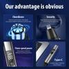 Ficher Nose Hair Trimmer for Men USB Rechargeable Ear Nose Hair Trimmer with LCD Display Professional Trimming Tool Easy Install -B view 4