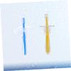 SEWOART 2pcs Silicone Finger Toothbrush Training Brush Umbrella-Shaped Boys and Girls Brush view 4