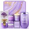 Teacher Appreciation Gifts, Easter Valentines Day Mothers Day Thanksgiving Christmas Gifts for Teacher, Back to School Gift - Unique Lavender Spa Basket Set for Women view 1