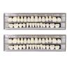 EUPSIIU 2 Pieces False Teeth Dental Complete Acrylic Resin Denture Teeth 2 Set Whole Teeth Synthetic Polymer Denture Tooth Cosplay Costume Ornament Supplies Halloween Makeup Replacement DIY (2 pcs) view 1