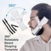 Beard Shaper Kit - Complete Shaping & Styling Tool - Adjustable Shaper, Razors, Barber Pencil - Beard Stencil Guide Template view 2