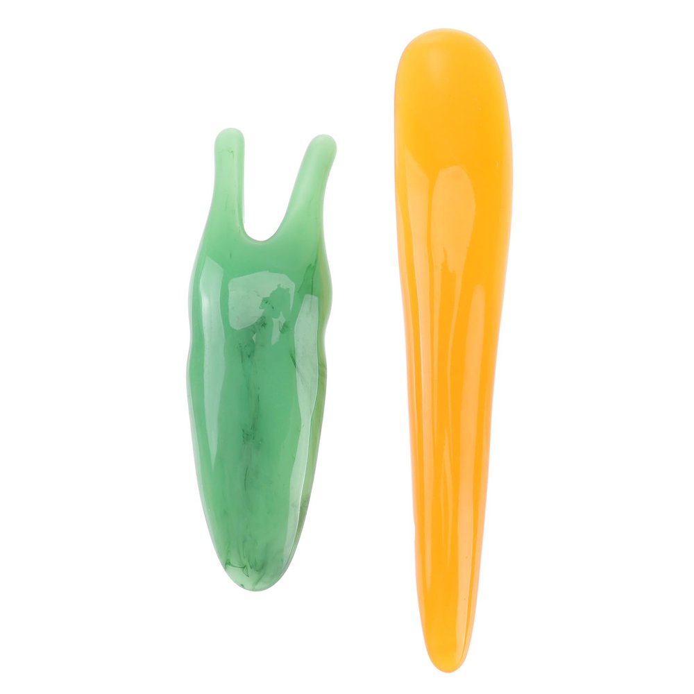FOMIYES 2pcs Beewax Nose Massager and Body Scraper, Comfortable Massage Tool for Nose and Body, Smooth Warm Feel, Home Wellness Use