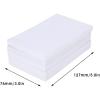 1000 Sheets Disposable Dental Mixing Pads Disposable Mixing Papers Poly Coated For Blend Dental Repairs Fillings Rubber Based And Silicate Materials(Color:76x127mm) view 3