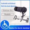 Wheelchair Headrest, Adjustable Wheelchair Headrest, Adjustable In Angle and Height, Assists In Vertebra Correction and Slows Down Vertebrae Injuries for Wheelchair Users view 2