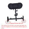 Wheelchair Headrest, Adjustable Wheelchair Headrest, Adjustable In Angle and Height, Assists In Vertebra Correction and Slows Down Vertebrae Injuries for Wheelchair Users view 3