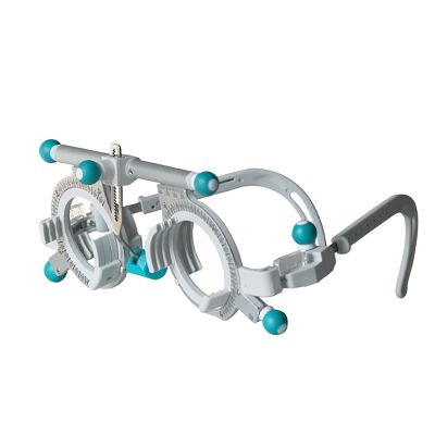 STMKB Optometry Trial Frame, Adjustable Mirror Try-on Frame, 50-80MM Interpupillary Distance Adjustable, Support 5 Pieces Of Optometry Lenses Inserted At The Same Time