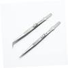 MAGICLULU 6pcs Professional Piercing Tweezers Set Multifunctional Steel Nail Art Tools Kit for Manicure Jewelry Making and Grooming view 2