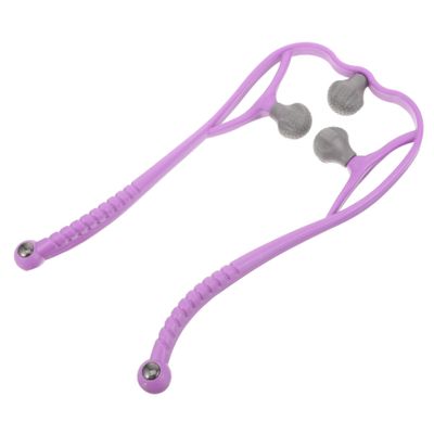 FRCOLOR Cervical Massager Manual Roller for Neck Shoulder Shiatsu Massage Portable Neck Massager Random for Travel Use