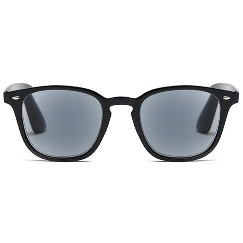 ABETOS Retro Reading Sunglasses Men Women Tinted Sun Readers Spring Hinges Anti Blue Light UV400 Protection Classic Vintage Outdoor Eyeglasses, Black 3.0