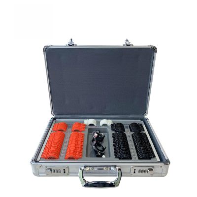 104 Pieces Trial Lens Set, Trial Lens Case, Outer Diameter 38mm, Used for Vision Testing In Hospital Ophthalmology Department and Optical Shop