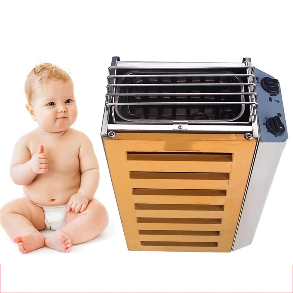 Electric Sauna Heater Stove, 3.6kw Home Use Sauna Steam Generator with External Controller, Improve Sleep Quality and Restore Energy, Applicable To 3-4