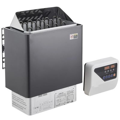 Electric Sauna Furnace, 3KW Sweat Steam Furnace Equipment with Digital Display External Controller, Applicable Space: 2-4m, Allowing You To Reduce Stress and Improve Sleep Quality