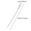 Drain Unblocker Tools 45cm Household Sewer Dredging Tool Sink Unblocker Tool Waterpipe Overflow Cleaner Hair Catcher Pipe Plug Hole Unblocker Bathroom Cleaning Brush for Bathroom Kitchen Drain - White view 2