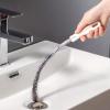 Drain Unblocker Tools 45cm Household Sewer Dredging Tool Sink Unblocker Tool Waterpipe Overflow Cleaner Hair Catcher Pipe Plug Hole Unblocker Bathroom Cleaning Brush for Bathroom Kitchen Drain - White view 4