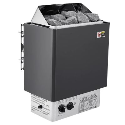 Electric Sauna Heater Stove, 3KW Spa Sauna Room Steam Generator, Internal Controller Overheating Protection, Temperature control and time control, relieve fatigue
