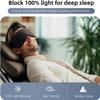 100% Blackout Sleep Mask for Women Men, Zero Eye Pressure Eye Mask, Sleeping Mask for Side Sleepers, Lycra Fabric 3D Contoured Cup Blindfold with Adjustable Strap for Home/Work, 3D Black view 3
