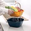 6Pcs Kitchen Multi-Layer Fruits Vegetable Washing Basket Kits,Family Multifunctional Washing Bowl & Strainer for Family,for Food Vegetables Cleaning Washing view 3