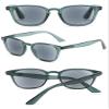 ABETOS Retro Reading Sunglasses Men Women Tinted Sun Readers Spring Hinges Anti Blue Light UV400 Protection Classic Vintage Outdoor Eyeglasses, Clear Green 1.0 view 4