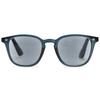 ABETOS Retro Reading Sunglasses Men Women Tinted Sun Readers Spring Hinges Anti Blue Light UV400 Protection Classic Vintage Outdoor Eyeglasses, Clear Blue 2.5 view 1