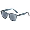 ABETOS Retro Reading Sunglasses Men Women Tinted Sun Readers Spring Hinges Anti Blue Light UV400 Protection Classic Vintage Outdoor Eyeglasses, Clear Blue 2.5 view 2