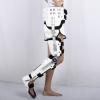 CHOLLAVO Knee Hip Support Brace, Hip Knee Ankle Foot Orthosis Leg Fracture, Hip Walking Fixed with Walking Boots Brace Knee Surgery Ligament Support, Universal Size (White Right) view 1