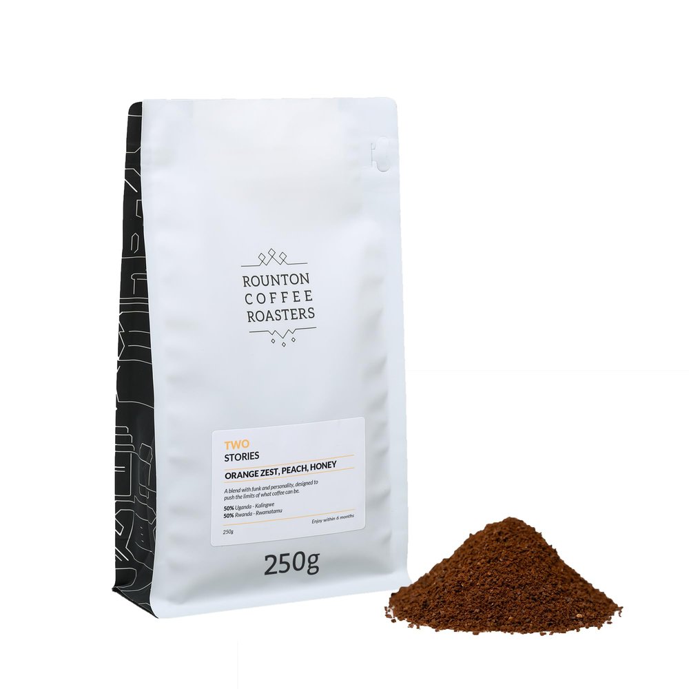 Rounton Coffee Roasters | 250g | Freshly Roasted Coffee | Specialty Coffee (250g, Two Stories - Ground)